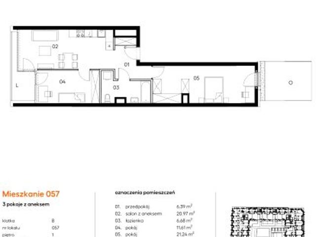 Mieszkanie 66,9m²
