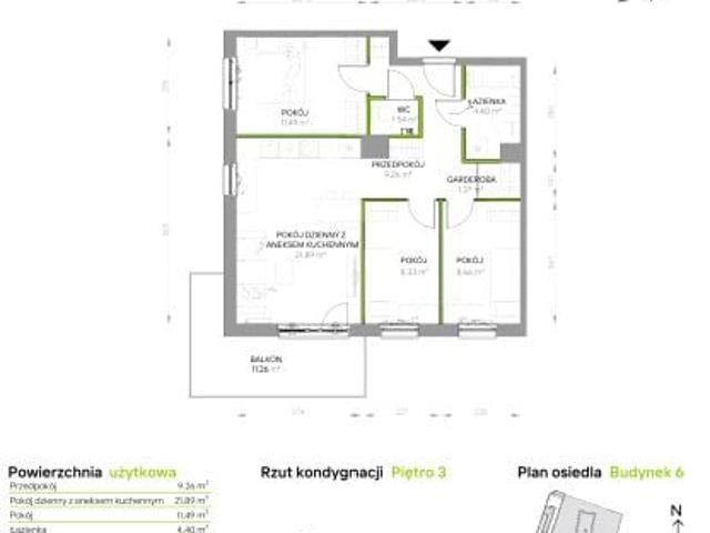 Mieszkanie 66,9m²