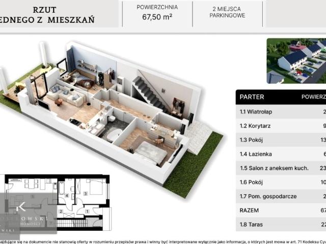 Mieszkanie 67 m², Kępno