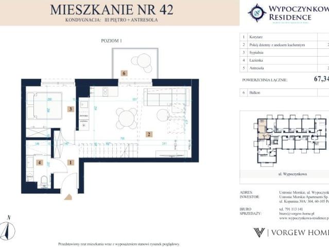 Mieszkanie 67,3m²