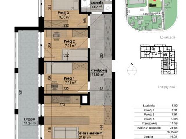 Mieszkanie 67,4m²