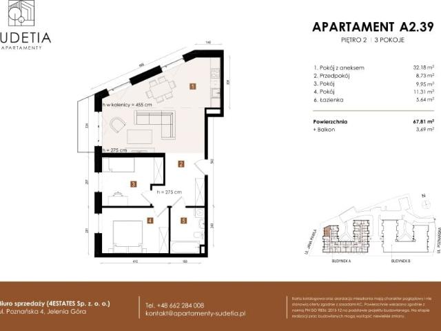 Mieszkanie 67,8m²
