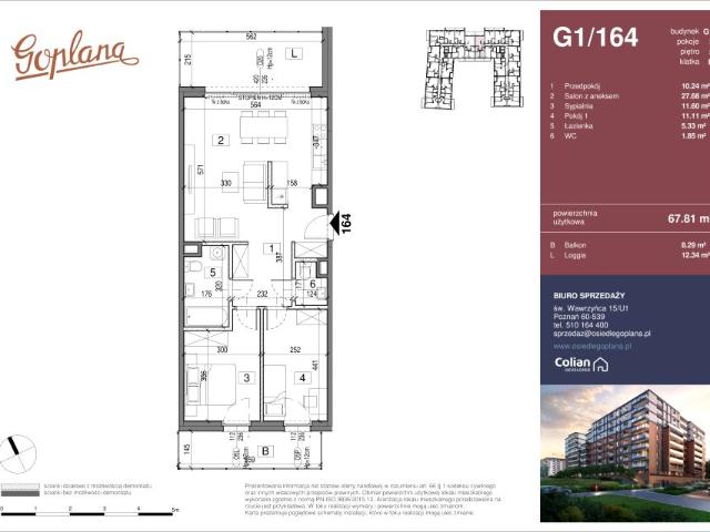 Mieszkanie 67,8m²