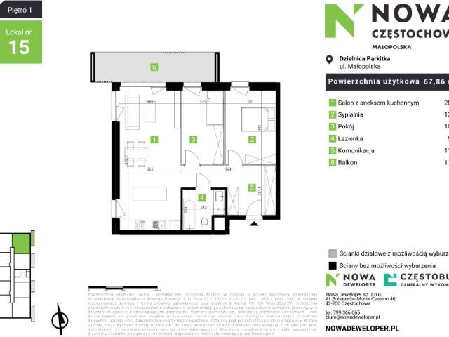 Mieszkanie 67,8m²
