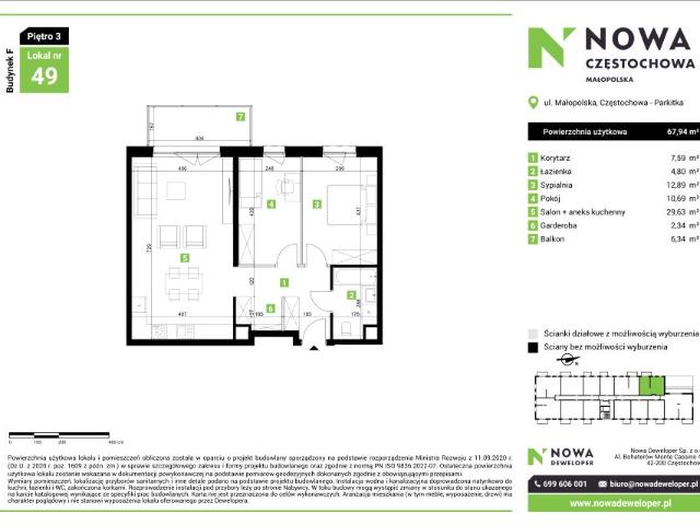 Mieszkanie 67,9m²