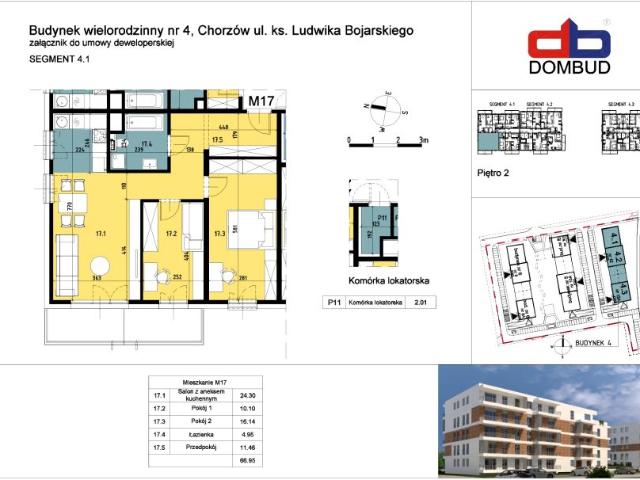 Mieszkanie 67,3m²
