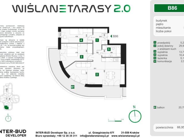 Mieszkanie 67m²
