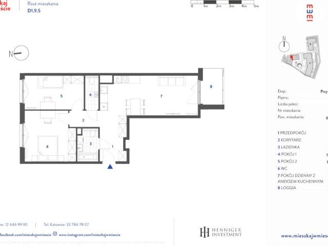 Mieszkanie 67m²