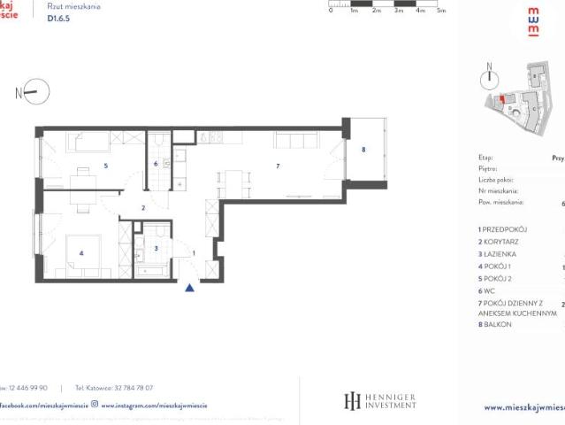 Mieszkanie 67m²