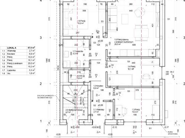 Mieszkanie 67m²