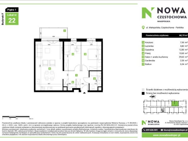 Mieszkanie 68,2m²