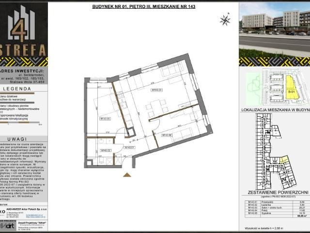 Mieszkanie 68,3m²