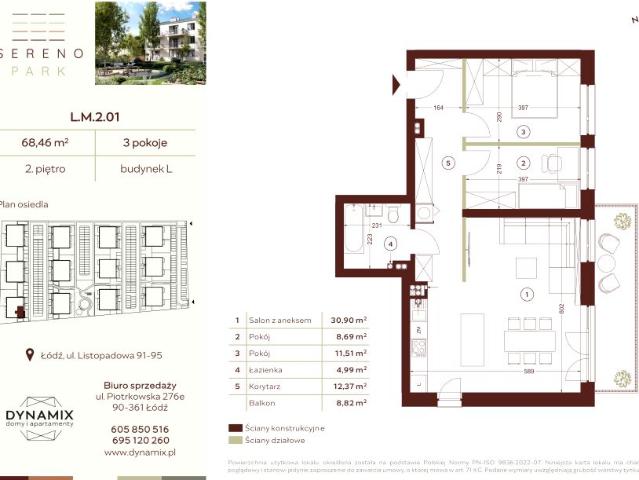 Mieszkanie 68,5m²