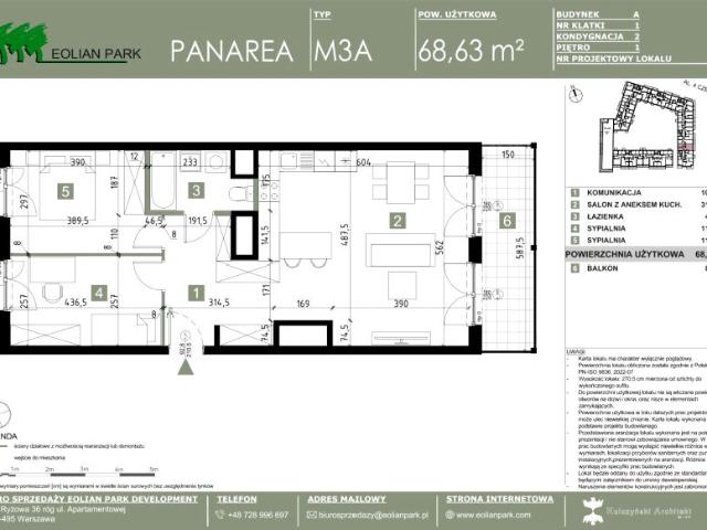 Mieszkanie 68,6m²