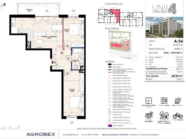 Mieszkanie 68,4m²