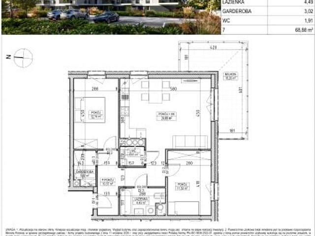 Mieszkanie 68,9m²