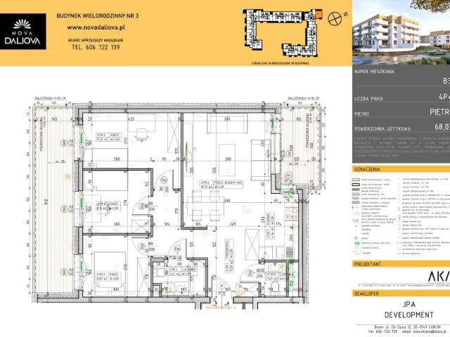 Mieszkanie 68m²