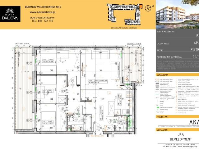 Mieszkanie 68m²