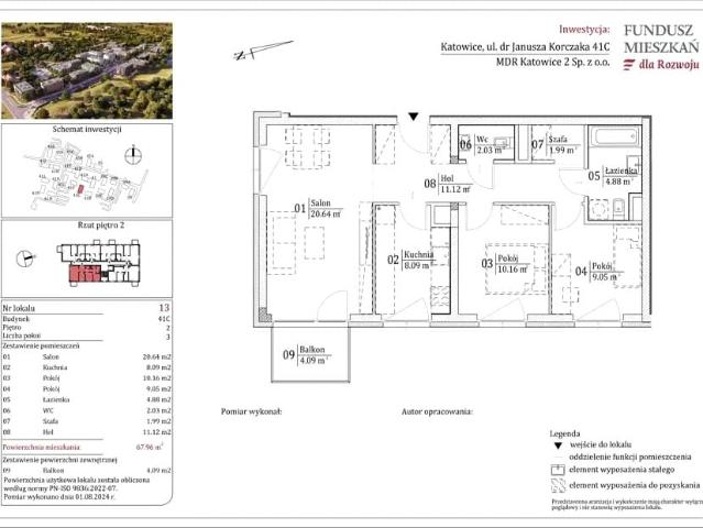 Mieszkanie 68m²