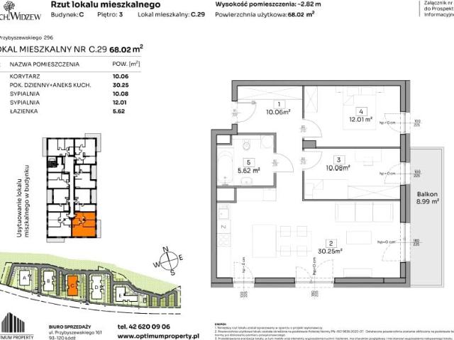 Mieszkanie 68m²
