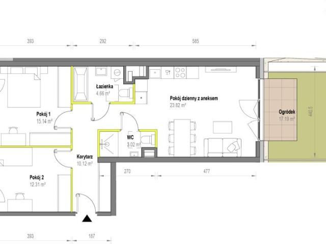 Mieszkanie 69,1m²