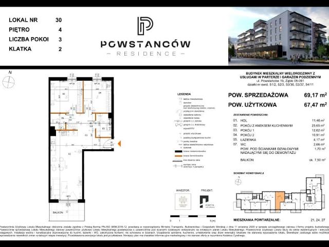 Mieszkanie 67,5m²