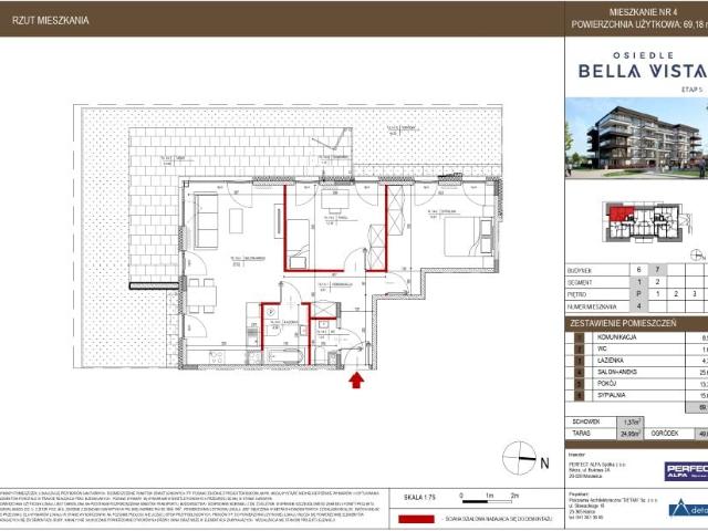 Mieszkanie 69,2m²
