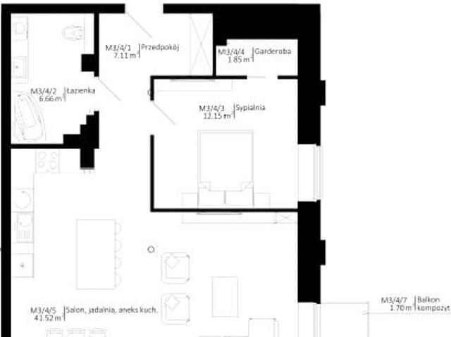 Mieszkanie 69,3m²