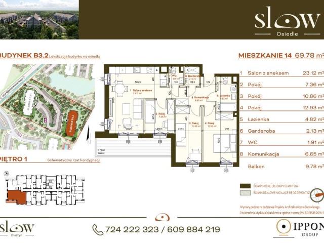 Mieszkanie 69,3m²