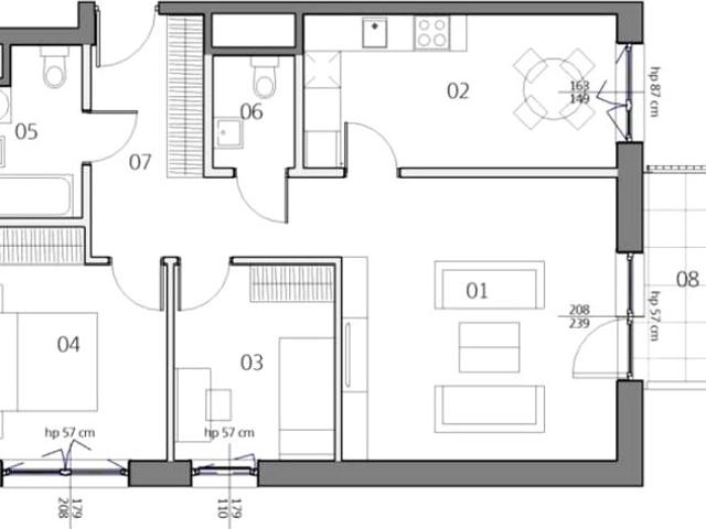 Mieszkanie 69,50 m², Warszawa