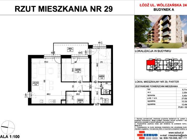 Mieszkanie 69,6m²