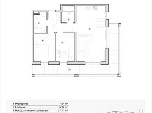 Mieszkanie 69,7m²