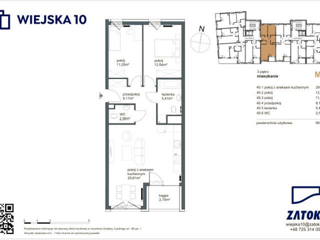 Mieszkanie 69,7m²