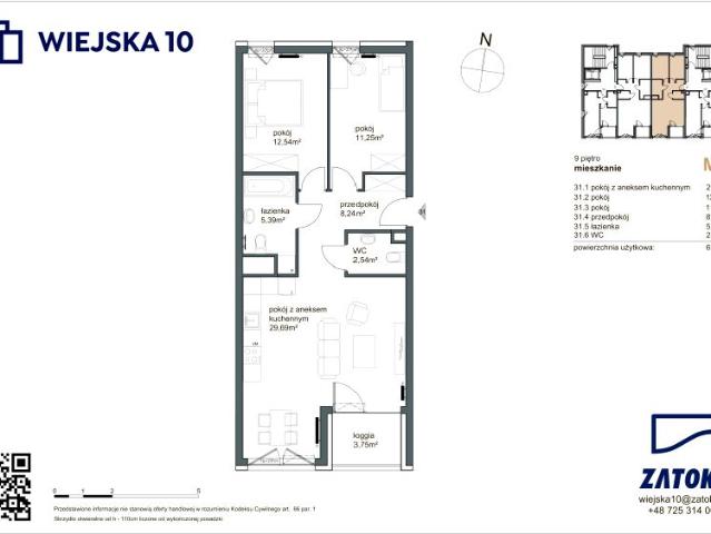 Mieszkanie 69,7m²