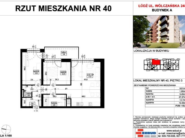 Mieszkanie 69,8m²
