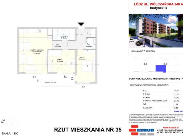 Mieszkanie 69,8m²