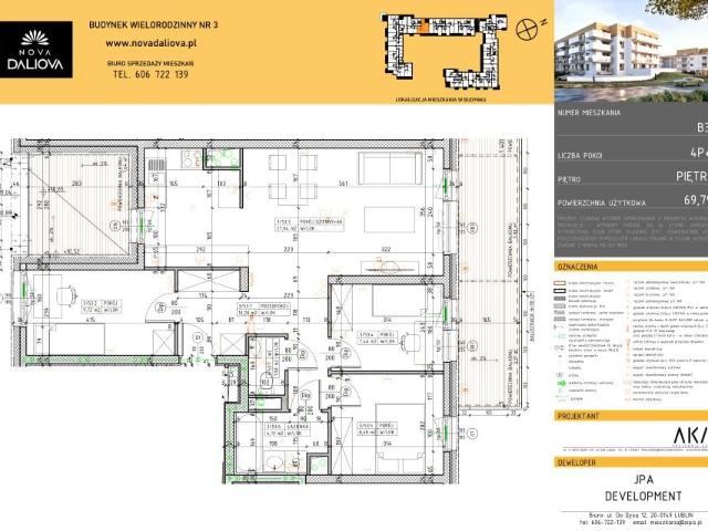 Mieszkanie 69,8m²