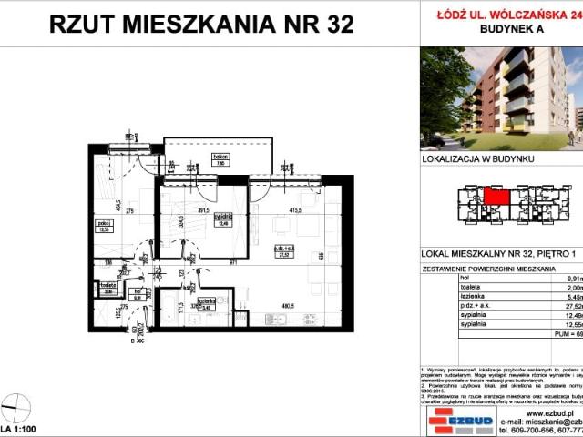 Mieszkanie 69,9m²