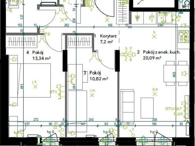 Mieszkanie 60 m², Warszawa