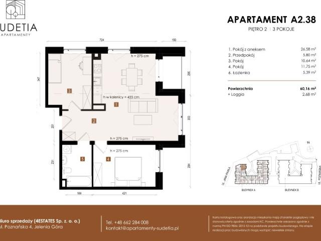 Mieszkanie 60,2m²