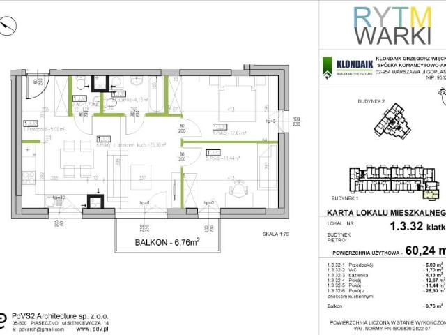 Mieszkanie 60,2m²