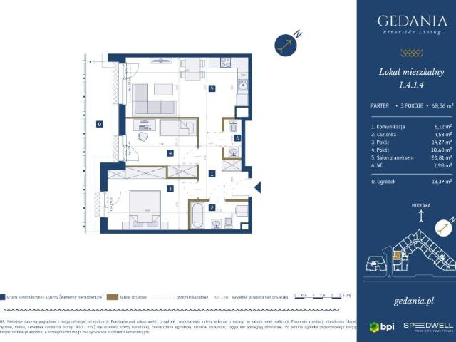 Mieszkanie 60,4m²