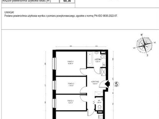 Mieszkanie 60,4m²