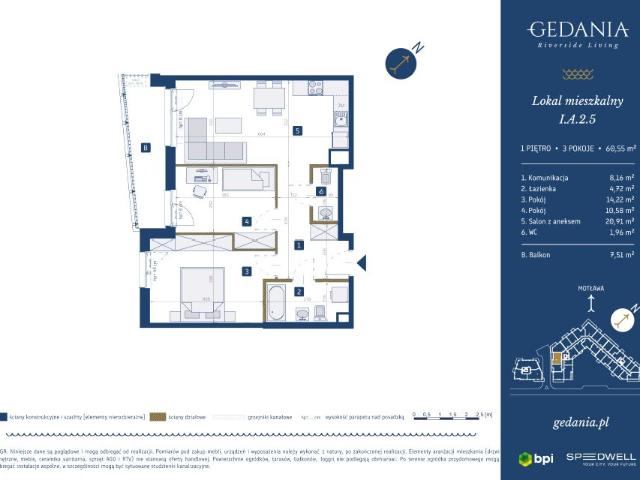 Mieszkanie 60,6m²