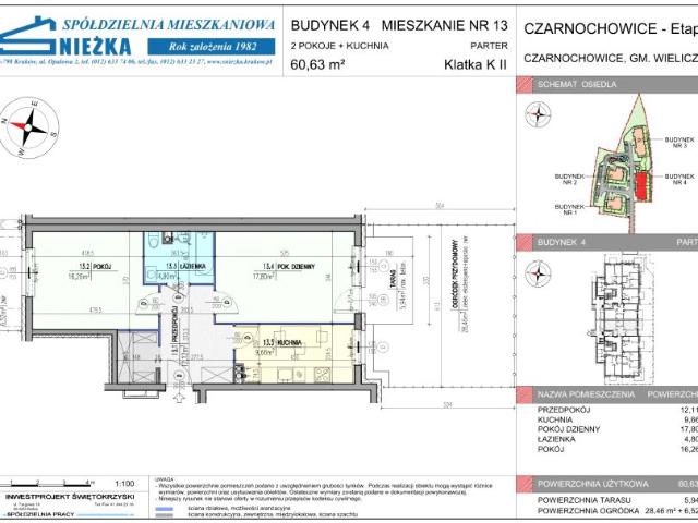 Mieszkanie 60,6m²