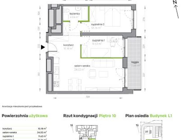 Mieszkanie 60,6m²