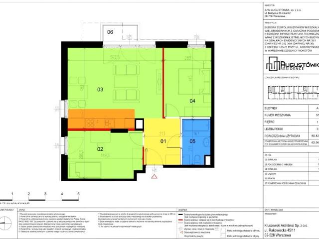 Mieszkanie 60,8m²