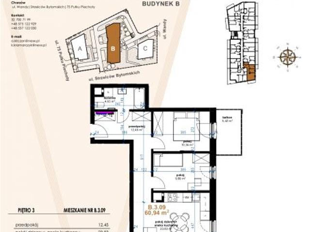 Mieszkanie 60,9m²