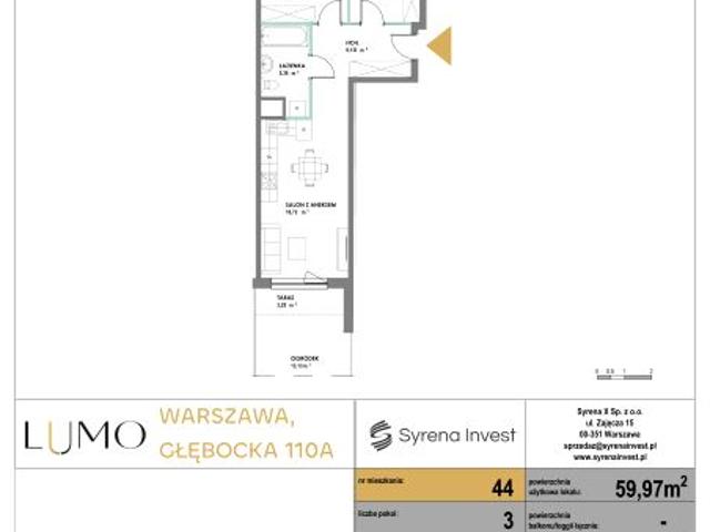 Mieszkanie 60m²