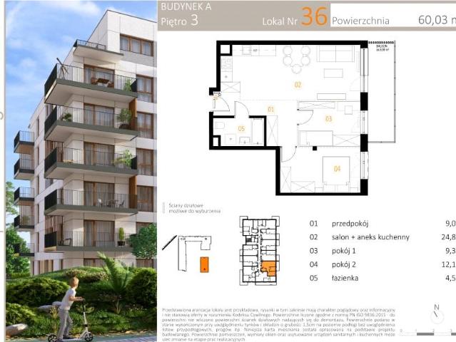 Mieszkanie 60m²